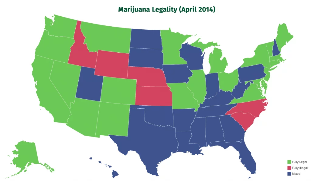 Marijuana Legal Map