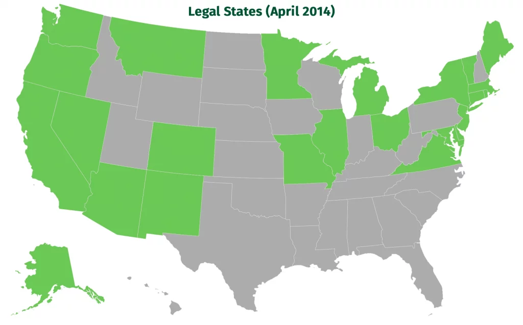 Statues with Legal Marijuana